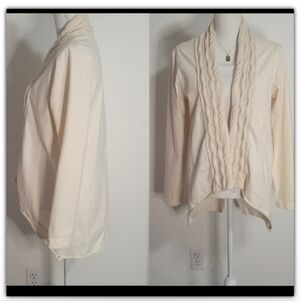 Neon Buddha high low swearer/Jacket size medium